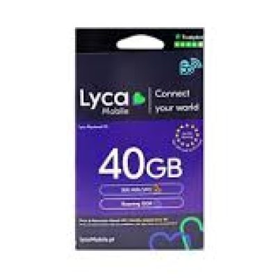 Lyca Mobile Sim 40 GB