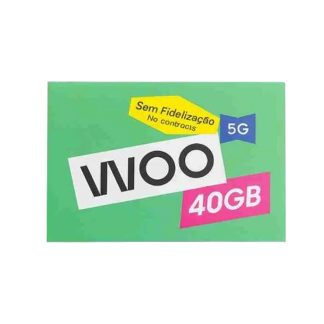 Woo Sim Card 40GB 500min/Sms For1 Month