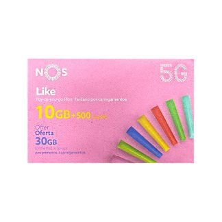 Nos Sim Card Like 40GB 500min/Sms 1 Month