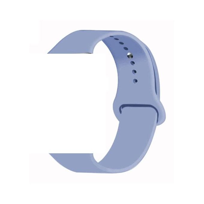 Soft Silicone Strap for Apple Watch 42/44/45mm – Blue